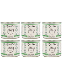 GUSSTO Cat Fresh Chicken FRISCHES HAEHNCHEN 6x200 g