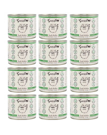GUSSTO Cat Fresh Chicken FRISCHES HAEHNCHEN 12x200 g