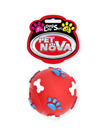 PET NOVA DOG LIFE STYLE Hundespielzeug Kauspielzeug 6cm Rot