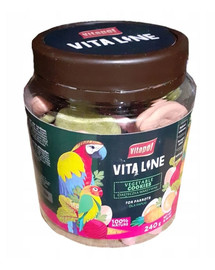 VITAPOL Gemüsekekse für Papageien Glas 240 g