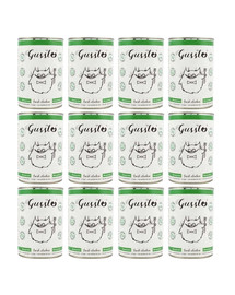 GUSSTO Cat Fresh Chicken frisches Huhn 12x400 g