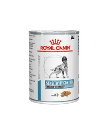 ROYAL CANIN VHN Dog Sensitivity Chicken Diätetisches Alleinfuttermittel für ausgewachsene Hunde 410g