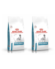 ROYAL CANIN Veterinary Dog Hypoallergenic 2x14 kg