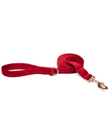 ESME FOR DOG Velours Kirsche Hundeleine 150cm/2cm