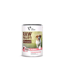 VETEXPERT Raw Paleo Schweinefleisch Welpen Dose 400g