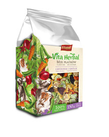 VITAPOL Vitaherbal Flockenmischung für Nager 150g