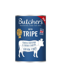 BUTCHER'S Original Kutteln Mix, Hundefutter, mit Pansen, Pastete, 400g