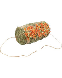 TRIXIE Heuballen mit Erbsen und Karotten für Kaninchen und Nagetiere 250 g