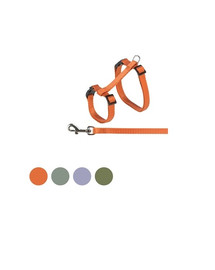 TRIXIE Geschirr mit Leine für Katzen, gemischte Farben