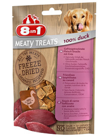 8in1 Meaty Treats Gefriergetrocknete Fleisch-Snacks 100% Entenbrust 50 g