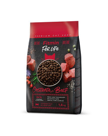 FITMIN Cat For Life Castrate Beef 1,8 kg für kastrierte Katzen mit Rindfleisch