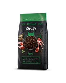 FITMIN Cat For Life Adult Lamb 8 kg für ausgewachsene Katzen mit Lammfleisch
