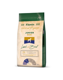 FITMIN Dog Nutritional Programme Maxi Junior Lamb&Beef 12 kg für Welpen großer Rassen