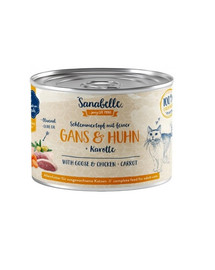 SANABELLE Gans & Huhn 180 g Nassfutter für ausgewachsene Katzen