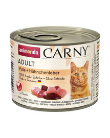 ANIMONDA Carny Adult PUTE + HÜHNCHENLEBER 200 g