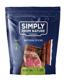 SIMPLY FROM NATURE Nature Sticks with beef natürliche Zigarren mit Rind 3 Stück