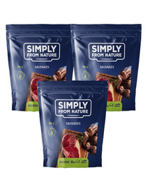 SIMPLY FROM NATURE Sausages with wild boar Würste mit Wildschwein 3 x 300 g