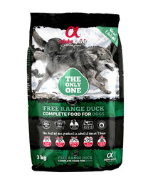 ALPHA SPIRIT Complete Trockenfutter für Hunde Freiland-Ente 3 kg