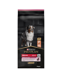PURINA PRO PLAN MEDIUM ADULT Sensitive Skin für sensible Haut mit OPTIDERMA® Reich an Lachs 14kg
