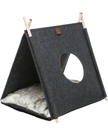 TRIXIE Elfie geschlossene Liegefläche mit Kissen 46 × 52 × 50 cm