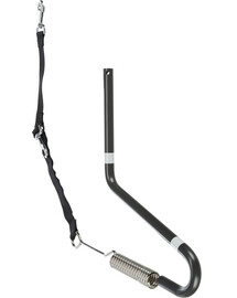 TRIXIE Fahrradset mit U-förmiger Leine für mittlere und große Hunde