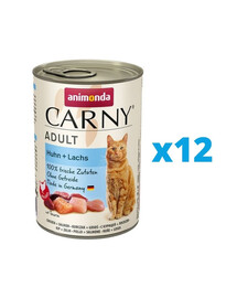 ANIMONDA Carny Adult Huhn und Lachs 12 x 400 g