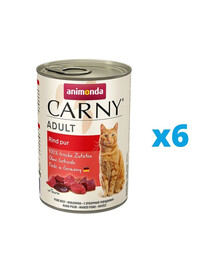 ANIMONDA Carny ADULT RIND 6 x 400 g