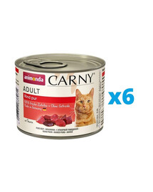 ANIMONDA Carny Adult Rind pur 6 x 200 g