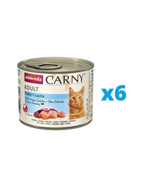 ANIMONDA Carny Adult Huhn + Lachs 6 x 200 g