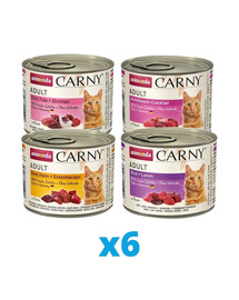 ANIMONDA Carny Adult Mixpaket 24 x 200 g