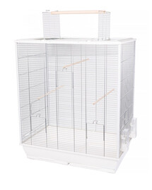 INTERZOO Fiona XL Vogelkäfig 78 cm weiß