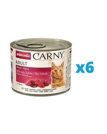 ANIMONDA Carny Adult Rind + Herz 6 x 200 g