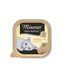 MIAMOR Milde Mahlzeit Poultry Pure&Chicken 100g