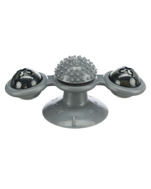 TRIXIE Fenster-Spinner Katzenspielzeug 16 cm