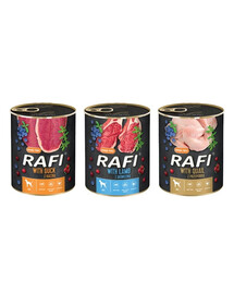 DOLINA NOTECI RAFI MIX ( Ente, Lamm, Wachtel ) 36x400g