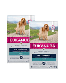 EUKANUBA Adult Breeds Specific Cocker Spaniel Chicken 15 kg (2 x 7.5 kg)