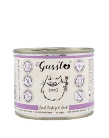 GUSSTO Cat Fresh Turkey & Duck 200 g