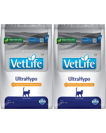 FARMINA Vet Life Cat UltraHypo Futter für Katzen mit Verdauungsproblemen 2x 5kg