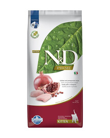 FARMINA N&D Prime Kitten 10 kg Hähnchen mit Granatapfelfrüchten