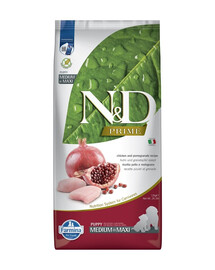 FARMINA N&D Prime Dog Huhn und Granatapfel Welpe medium & maxi 12 kg