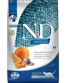 FARMINA N&D Ocean Hering, Kürbis & Orange Adult 5 kg