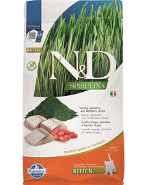 FARMINA N&D Spirulina Kitten Herring & Wolfberry 1,5 kg