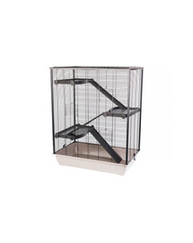 INTERZOO Diego + PL Nagetierkäfig 78 cm mokka