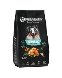 PAKA ZWIERZAKA Seventh Heaven Trockenfutter Kaninchen mit Lachs M 9kg