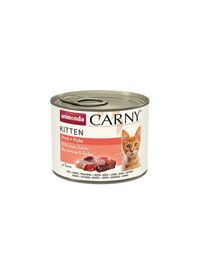ANIMONDA Carny Kitten Beef&Turkey 200 g Rind und Truthahn für Kätzchen