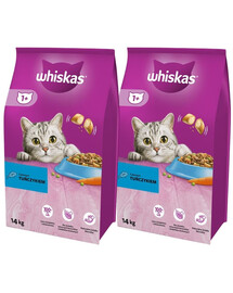 WHISKAS Tuna Katzenfutter Adult 2x14kg