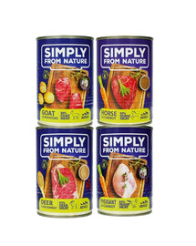 SIMPLY FROM NATURE gemischten Probierpaket 4 x 400g