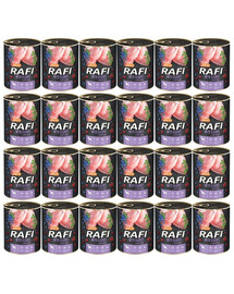 RAFI Kaninchen, Heidelbeeren und Preiselbeeren Hundefutter 24 x 400g