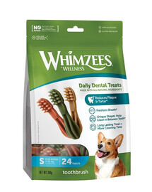 WHIMZEES Hunde-Kauzahnbürste S 24 Stück