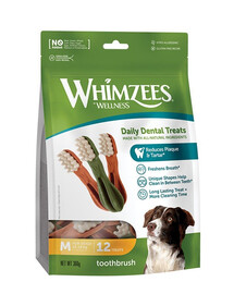 WHIMZEES Hunde-Kauzahnbürste M 12 Stück